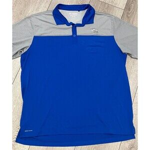 Torrey Pines San Diego Columbia Golf Polo Shirt Preppy Mens 2XL Casual Blue